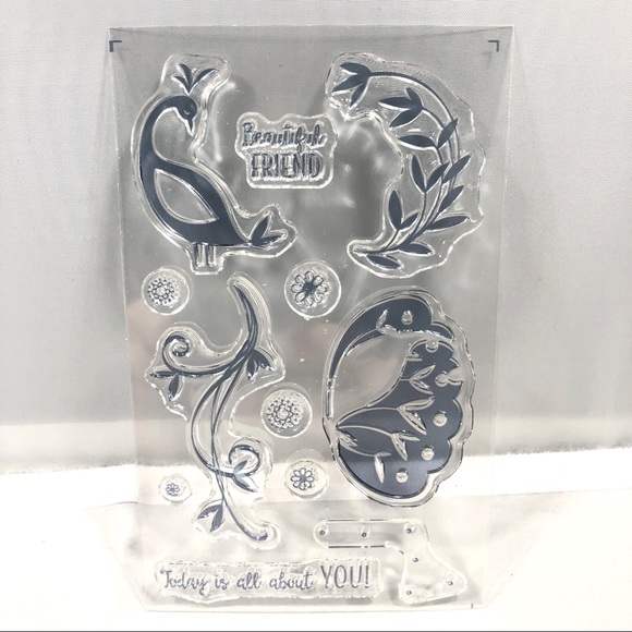 Stampin’ Up! BEAUTIFUL PEACOCK Stamps Set (12 stamps)  Item 147239 - Picture 3 of 3